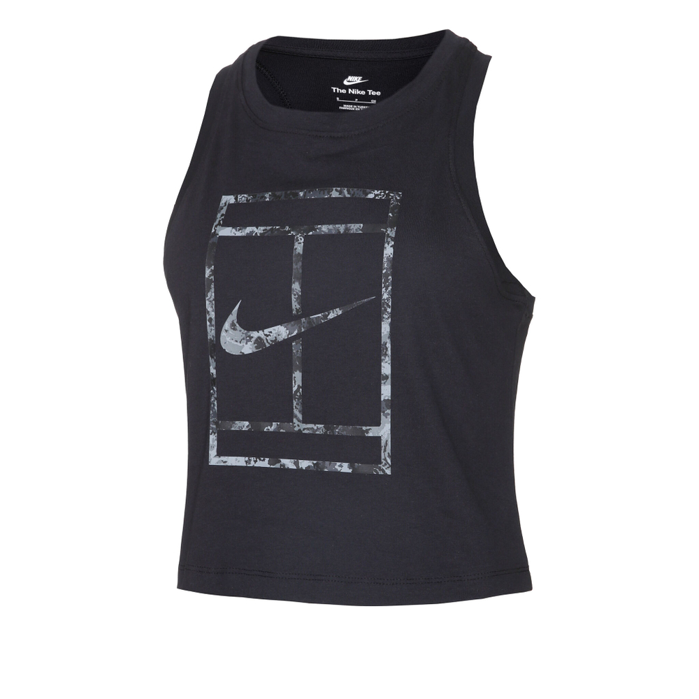 Женская теннисная майка Nike Court Tank Garden Party Tank Top Women - Black