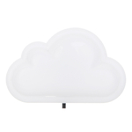 BY Светильник-ночник в розетку Облако светодиодный, 1Вт, 10см, 230В, пластик, белый