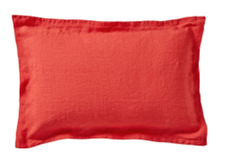 Постельное белье 2 спальное евро Blanc des Vosges Luxor Curcuma красное