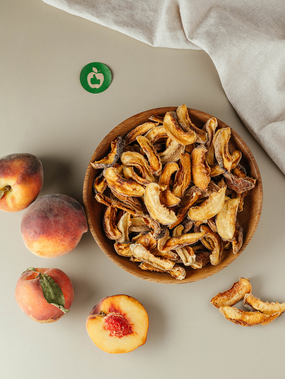 Персик сушёный дольками, 100 г от eco-apple.ru