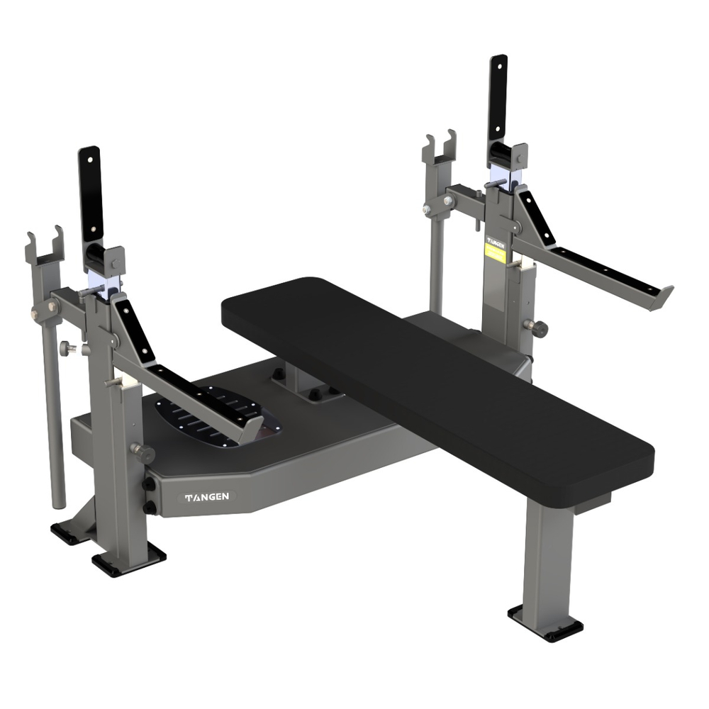 A3146 Скамья-стойка домкратная для жима лежа со страховочными упорами