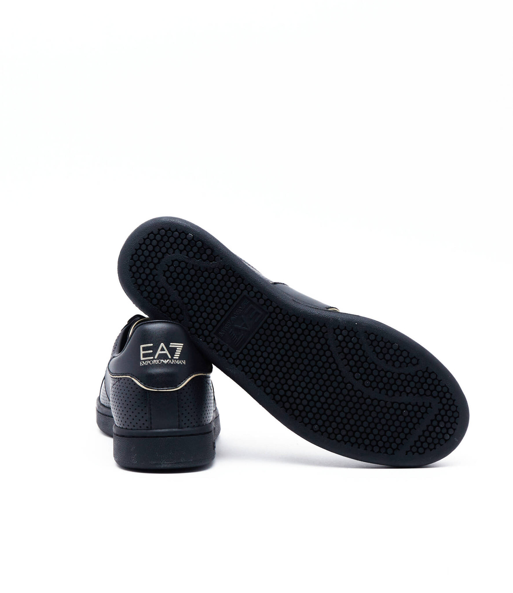 Кожаные кроссовки EA7 - черный(X8X102 XK258)