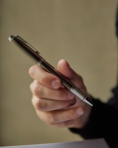 Ручка роллер Parker Parker  IM Premium Dark Espresso Ciselled CT