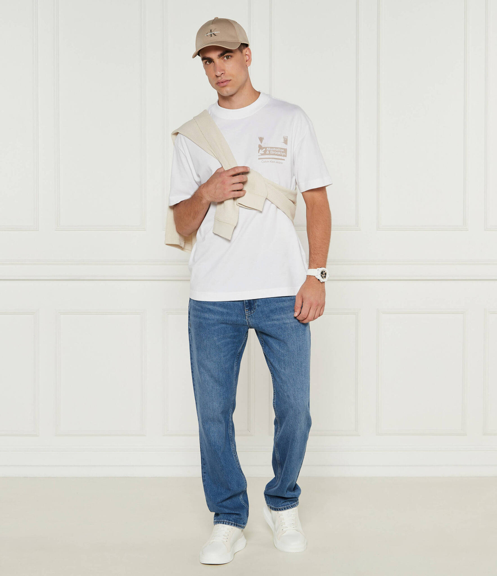 Футболка CALVIN KLEIN JEANS - белый(J30J326864)