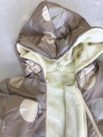 Комбинезон на осень-весну, Модель: 031 "Круги" (ИП Петрова Г.Г.) (Цвет: Черный, Размер: 80)