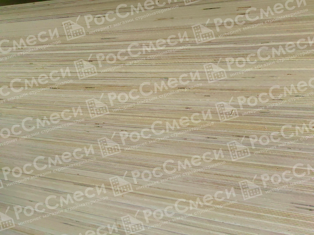Фанера ФК 9 мм 1525х1525 сорт 3/4 шлифованная березовая