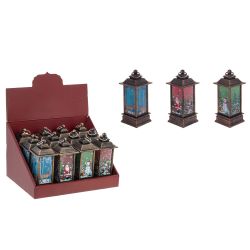 GAEM Изделие декоративное "Фонарь" (подсвет, LR44 х3шт) L5 W5 H12,5 см (блок 12), 3в.