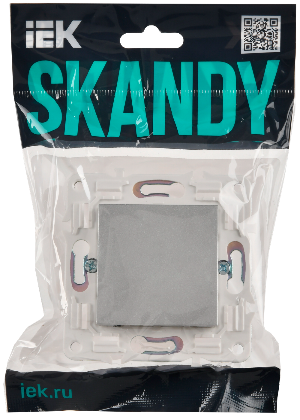 SKANDY Заглушка с суппортом SK-C01S серебряный IEK
