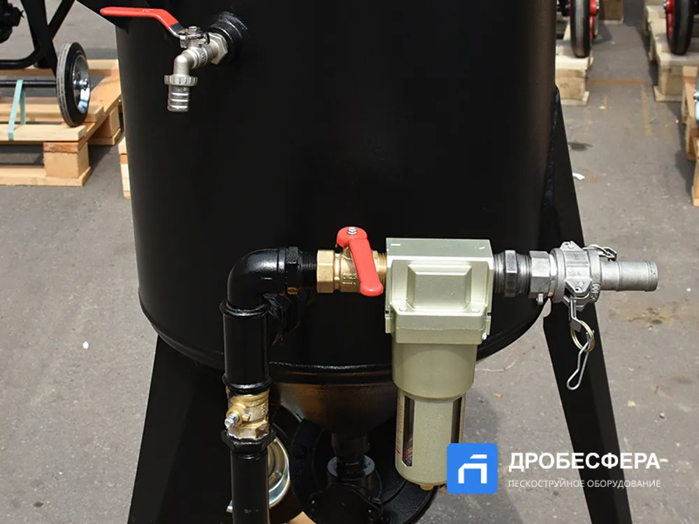 Пескоструйный аппарат PST-PS-75-2 с шиберным дозатором