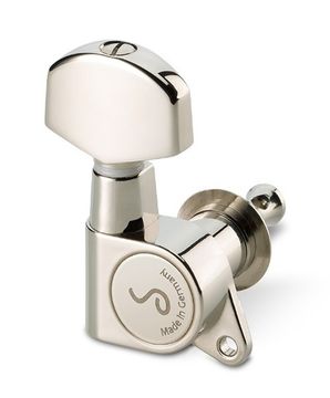 10020123.02.36 M6 135 Комплект одиночной колковой механики, 3л+3пр, большие, металл, Schaller