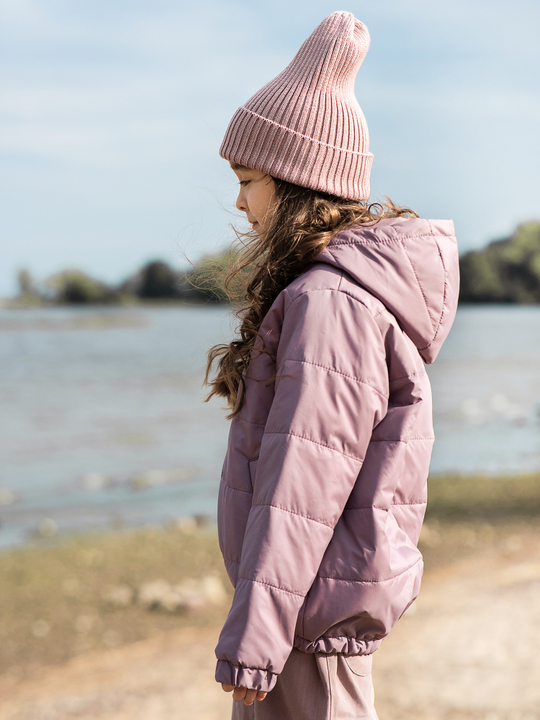 Лёгкая куртка розовое какао