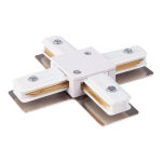 Коннектор X-образный для шинопровода Elektrostandard Track Rail WH Surface TRC-1-1-X-WH