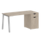 Home Office Стол письменный VR.SP-3-158.1.A Дуб Аттик/Металл Серый 1580*720*750