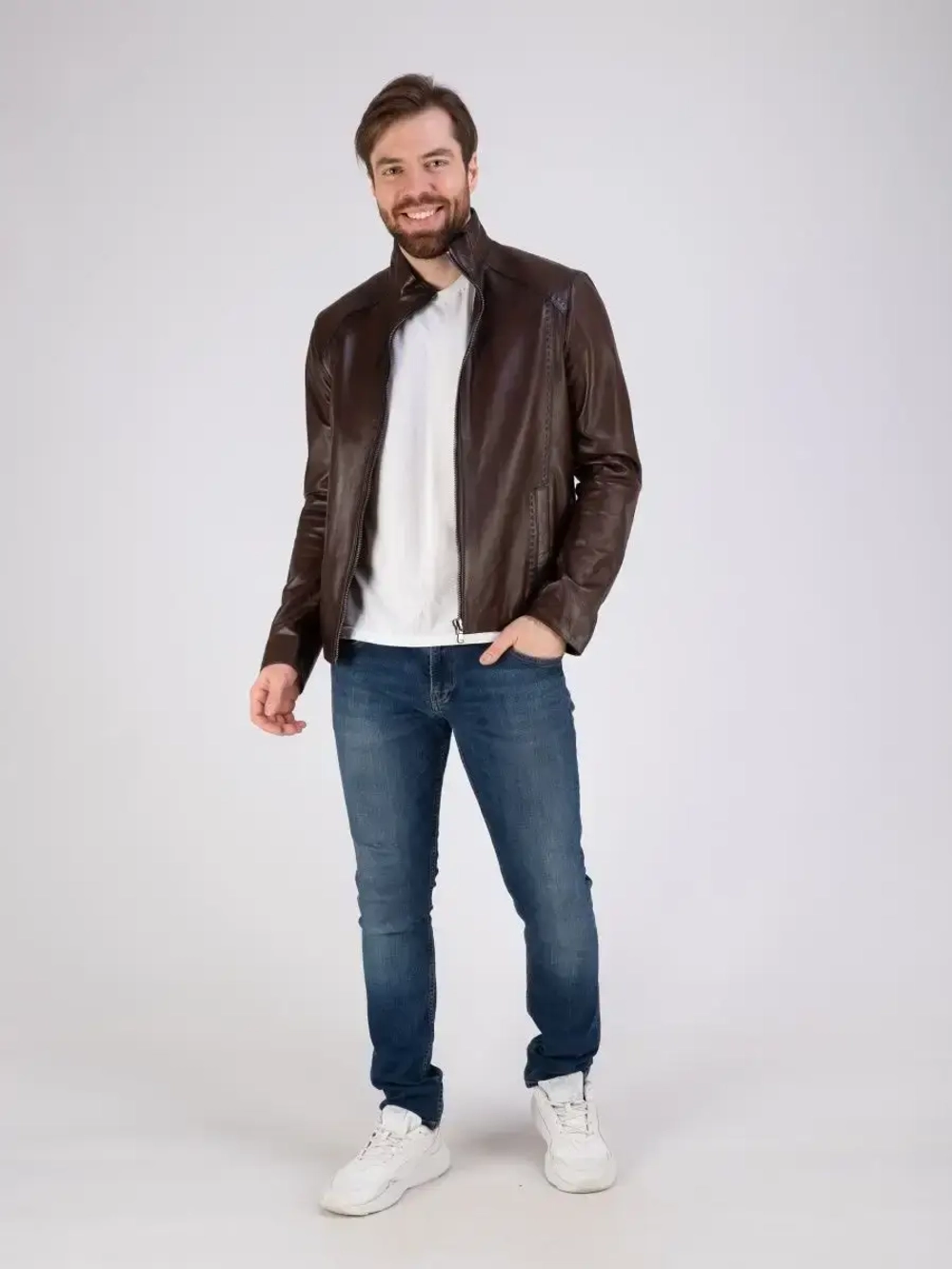 Куртка кожаная из натуральной кожи