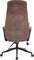 Кресло руководителя Everprof Otto Black Ткань Коричневый