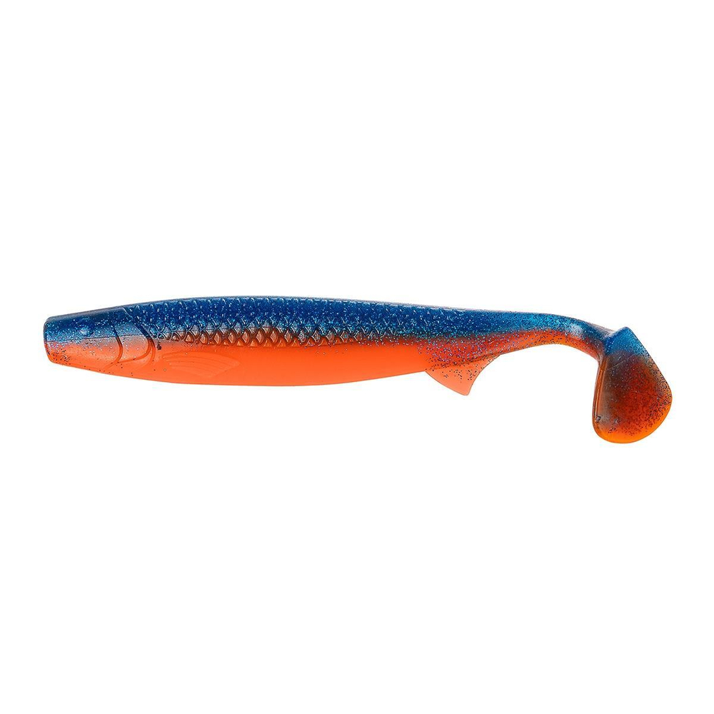 Виброхвост Pike King 6.3"/16 см Star Blue & Orange 3шт (HS-37-044) Helios