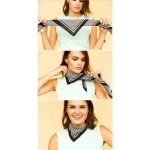 Платок «Your Style - Кисточки», микс 4 цвета, 60*60см