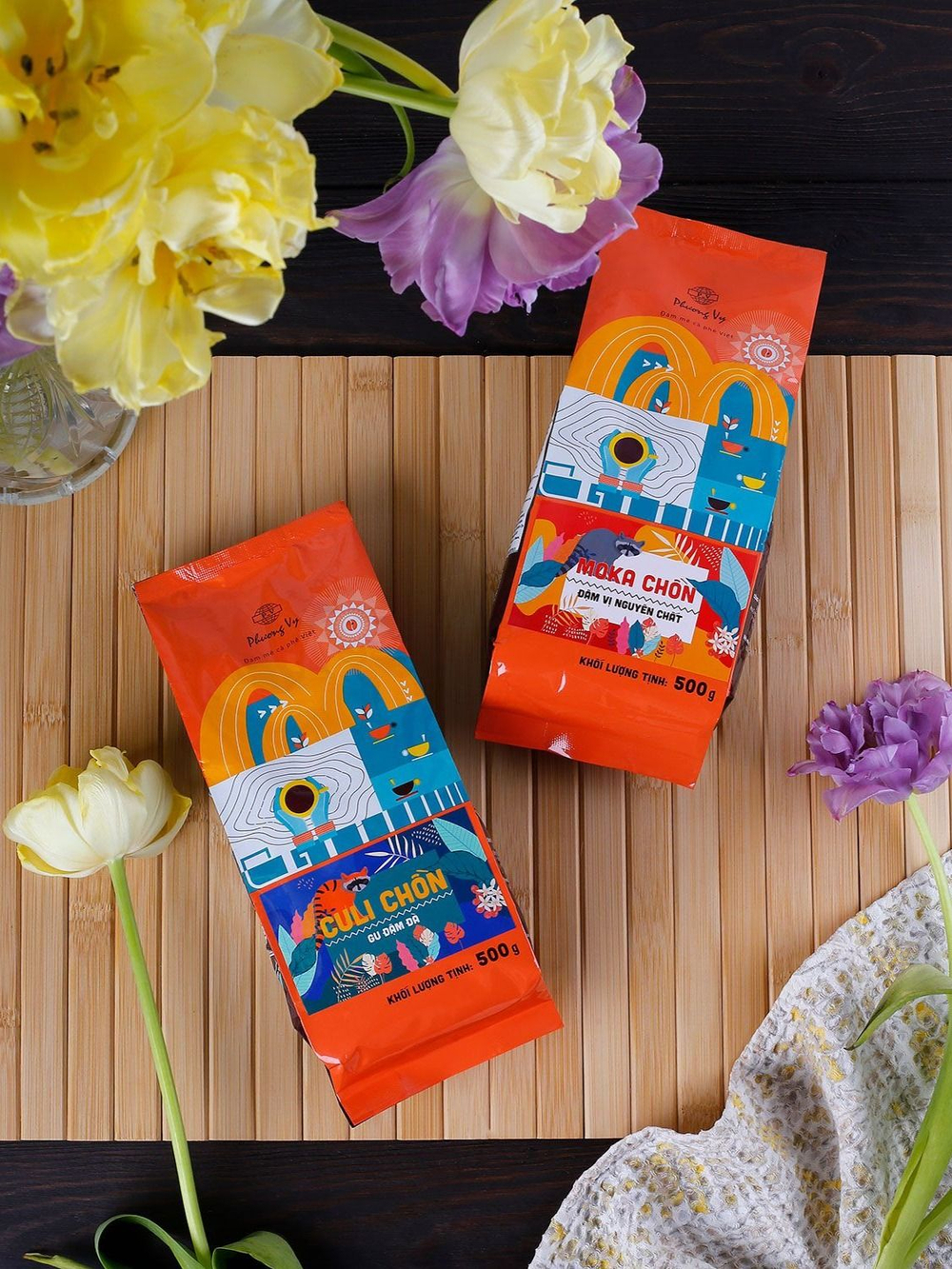 Кофе молотый вьетнамский Мoka Chon Phuоng Vy, 500г