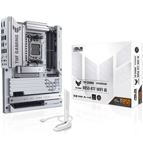 Материнская плата ASUS TUF GAMING B850-BTF WIFI W (AM5/AMD B850/4xDDR5/4xPCI-Ex16/3xM.2/SB7.1/Wi-Fi/BT/GLAN/DP/HDMI/ATX)