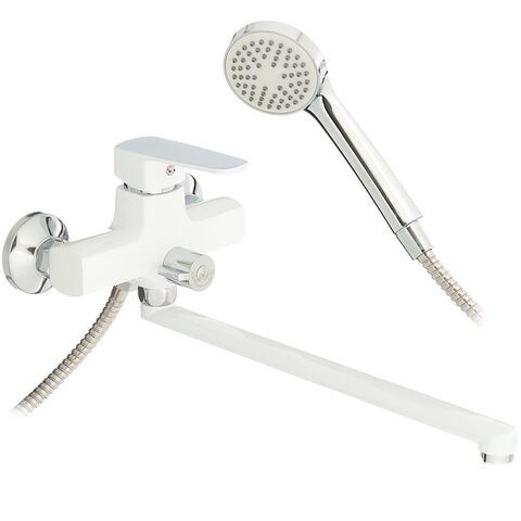 Смеситель для ванны, Frud, с картриджем, бел, R22301