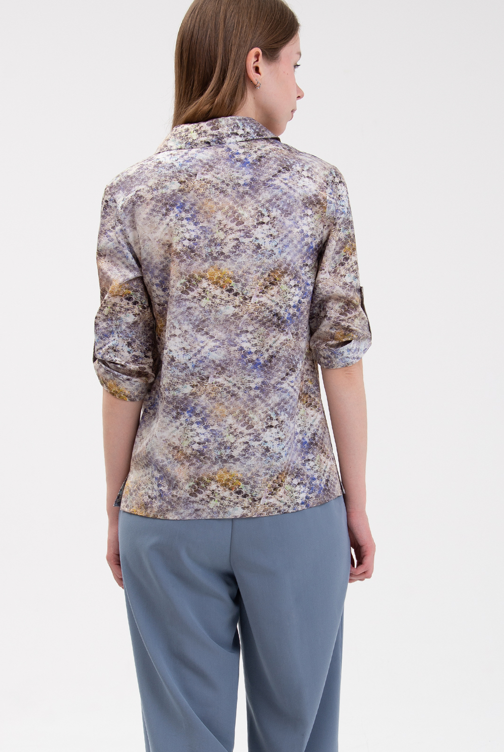 Блузка женская 2330ЮП, Принт #176Прб092330ЮП