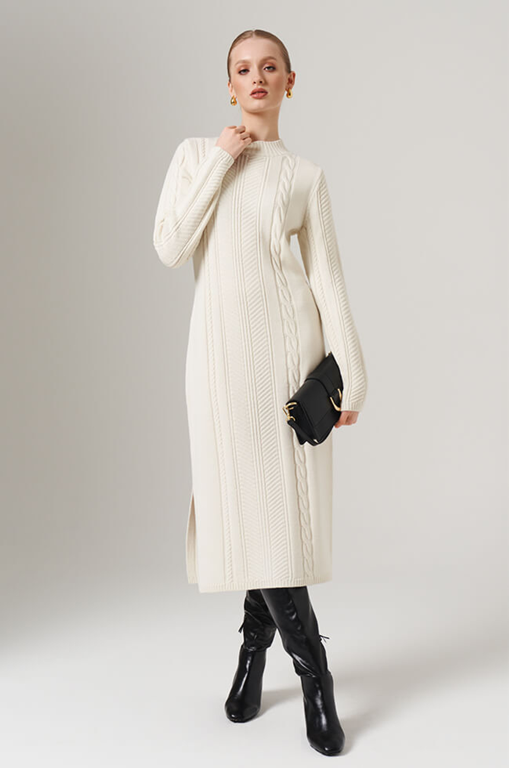 51598 Платье женское (молочный)