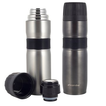 Термос 950 мл. из нержавеющей стали Kamille KM-2039 с резиновой вставкой
