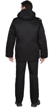 Куртка зимняя "Сириус-Безопасность" (черный)