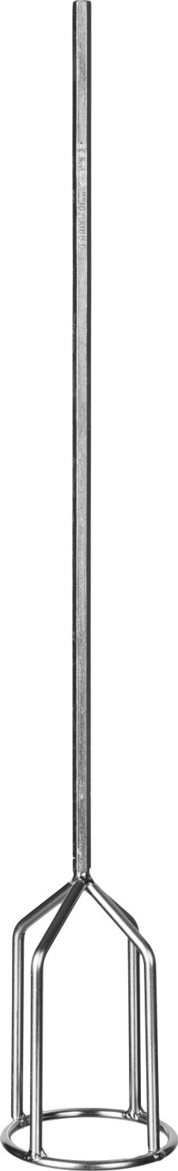 ЗУБР 80 х 530 мм, шестигранный хвостовик, миксер для гипсовых смесей и наливных полов, Профессионал (06035-08-53)