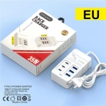 Удлинитель сетевой, с 3 USB + 3 PD розетки