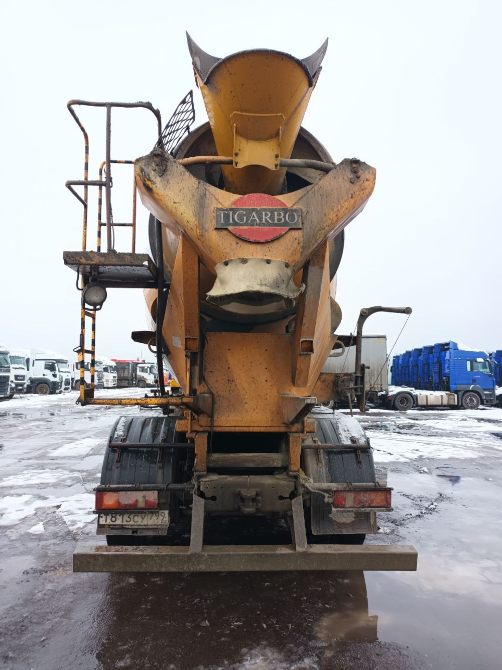 TIGARBO 6936* на шасси МАЗ 6516 8x4 Автобетоносмеситель 69367P (Дизельный, 11,6 л, 423 л.с., МТ)
