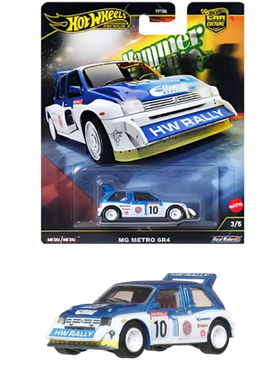 Машинка Хот Вилс Премиум MG Metro 6R4 FPY86 HRW09