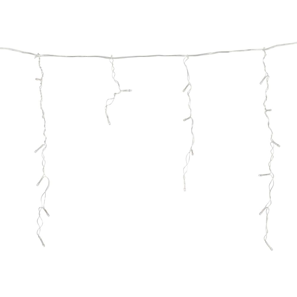 ULD-B1805-048-DTA MULTI IP20 Бахрома светодиодная с контроллером. 1.8 м. 48 светодиодов. Разноцветный свет. Провод прозрачный. TM Uniel.