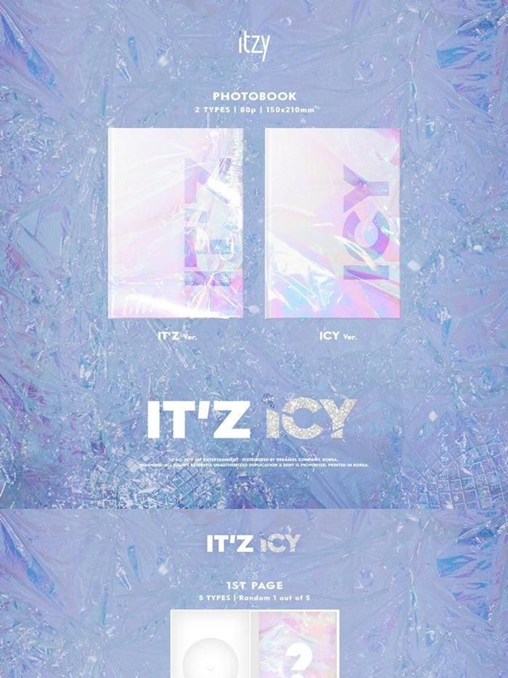 Альбом ITZY - It'z Icy Album RANDOM Version