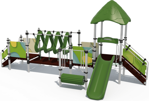 Детский городок Родос (комплектация 2, паттерн Papercut)