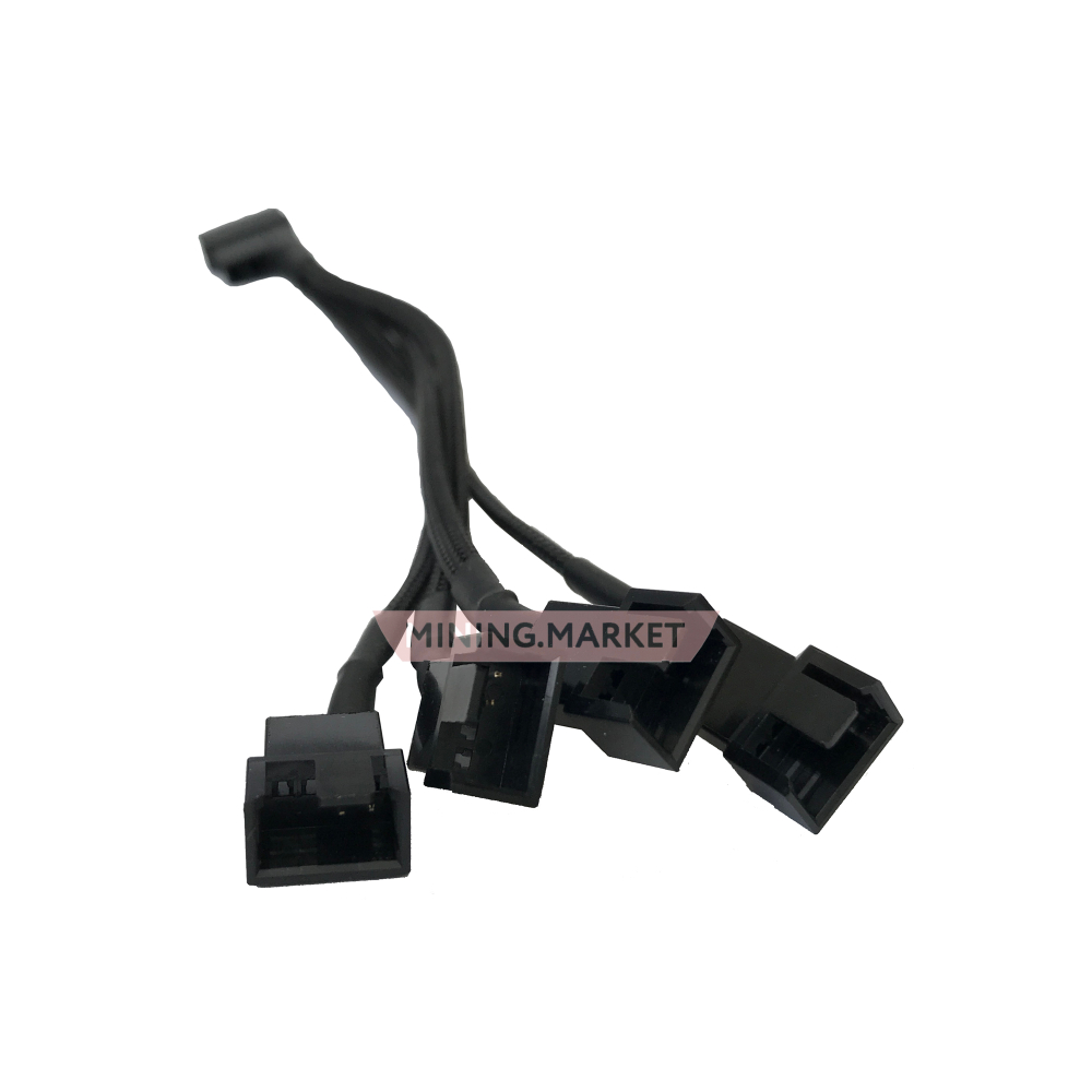 Переходник MOLEX - 2 pin (кулер) х 4 выхода