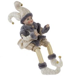 GAEM Игрушка набивная "Клоун" (муз, движ), L16 W14 H46 см (полка 30 см.)