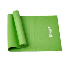 Коврик для йоги TORRES Optima 6 YL10036, толщина 6 мм, ПВХ, зеленый
