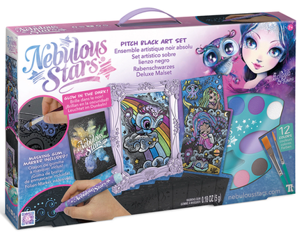 Детский подарочный набор для рисования с палитрой и рамкой "Млечный путь", серия Space Nebulous Stars