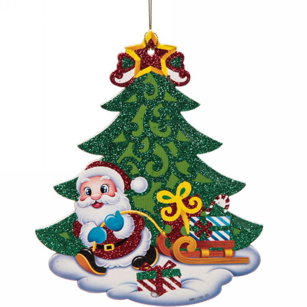 Украшение подвесное «`Ёлочка нарядная» 19 см