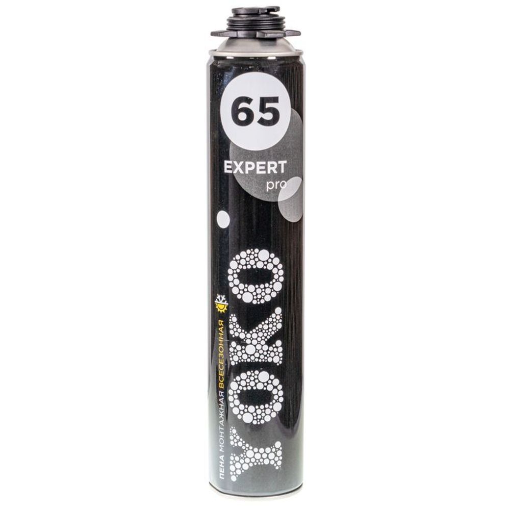 Пена монтажная Yoko Expert Pro 65 всесезонная 900 мл