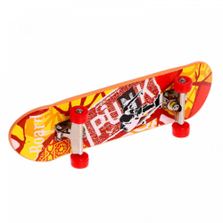 Скейтпарк: ступени с перилами и фингерборд