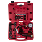 МАСТАК (120-12170) Компрессометр дизельный, 0-70 атм, кейс, комплект адаптеров