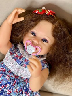 Кукла Реборн виниловая 55см в пакете (FA-306A)