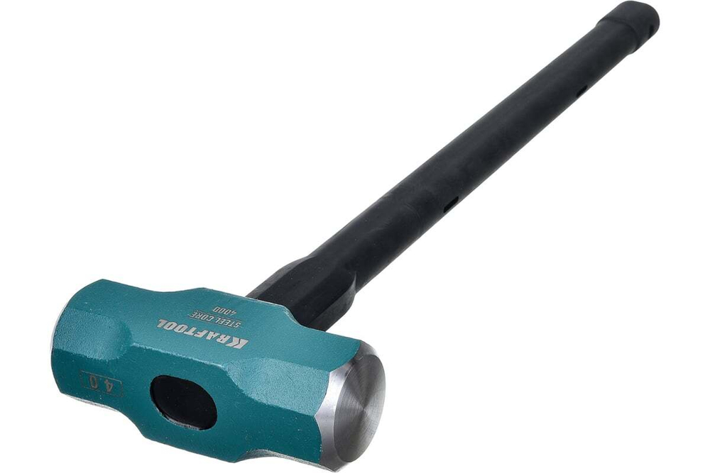 KRAFTOOL  STEEL FORCE 4 кг, Кувалда со стальной удлинённой обрезиненной рукояткой (2009-4)