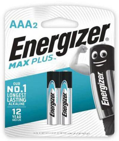 Батарейка Energizer Max Plus Alkaline AAA x2шт