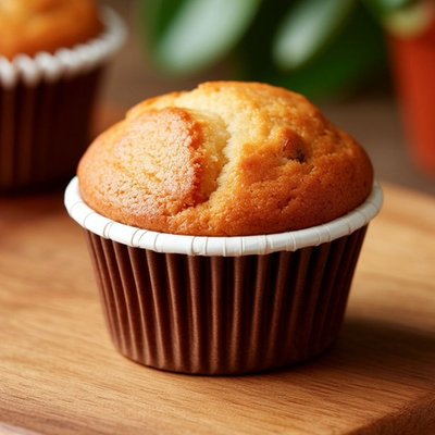 Бумажные формы для маффинов коричневые 50х40 мм усиленные с ламинацией 10 шт