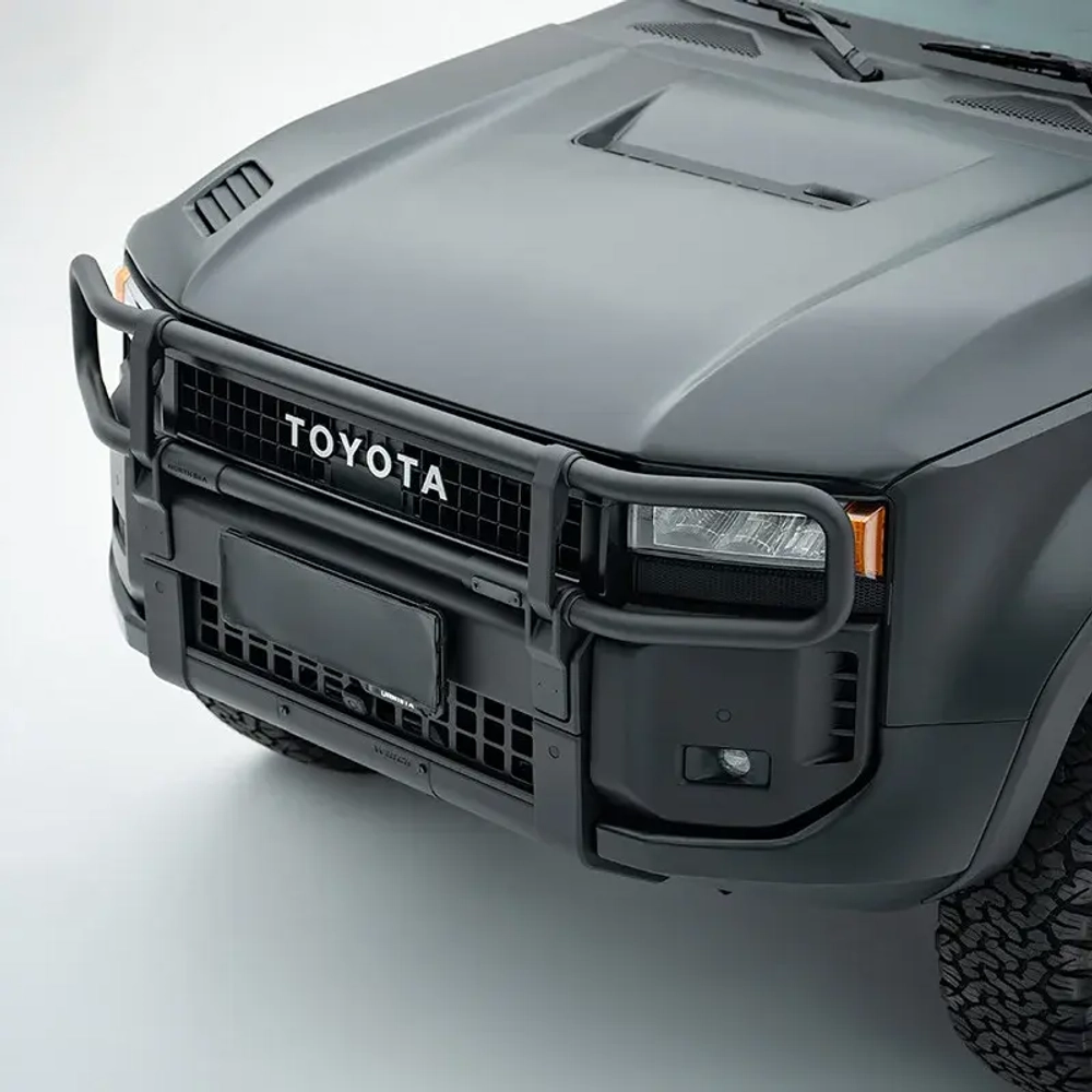 Бампер передний с кенгурятником для Toyota Land Cruiser Prado 250 LC250 Тойота Крузер Крузак Кенгурятник