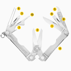 МУЛЬТИТУЛ LEATHERMAN MICRA 10 ИНСТРУМЕНТОВ БЕЗ ЧЕХЛА