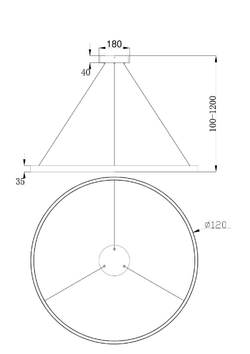 Подвесной светильник Maytoni Rim MOD058PL-L65B4K